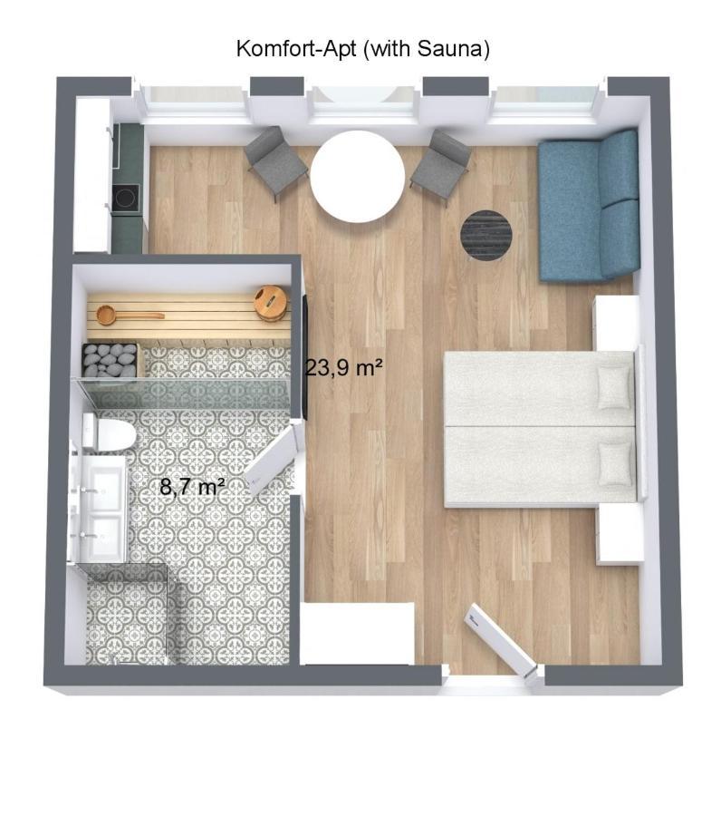 لبسيا Zollikof Aparts - Sauna & Studioapartments الغرفة الصورة