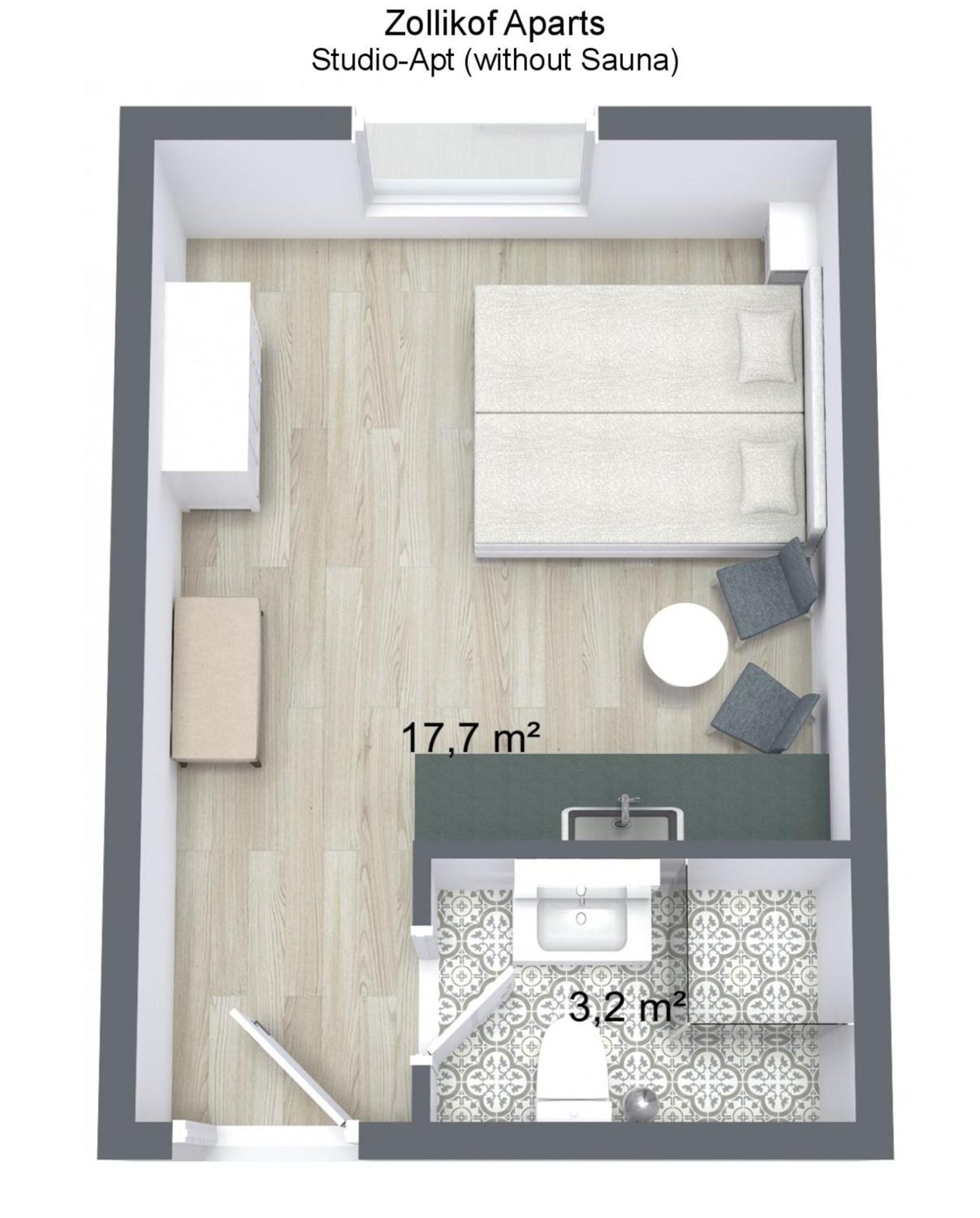 لبسيا Zollikof Aparts - Sauna & Studioapartments الغرفة الصورة